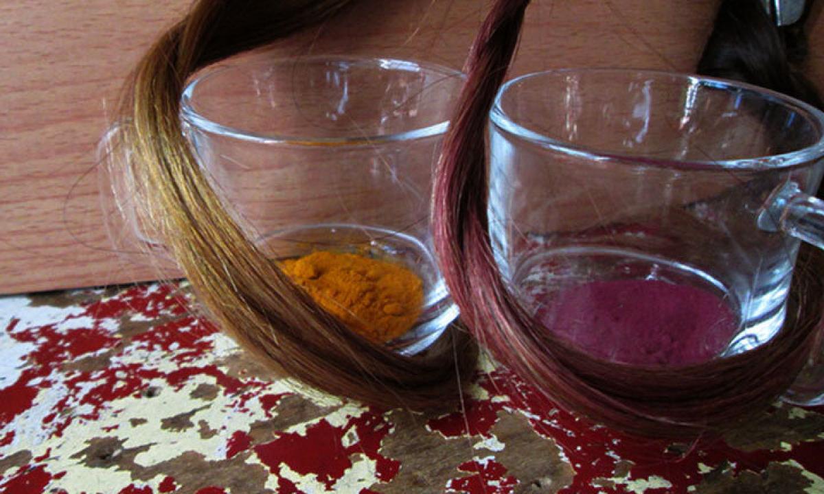 How to dye hair tea?