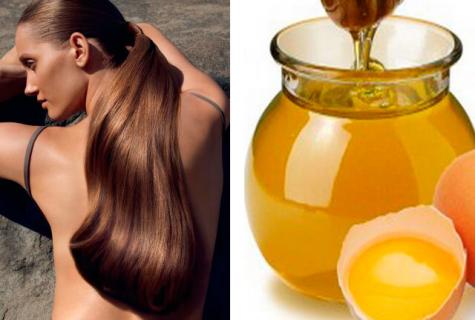 National recipes of masks for hair with honey