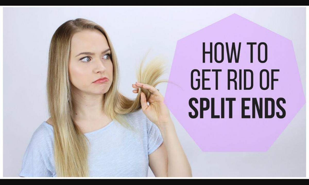 How to get rid of the splitting ends