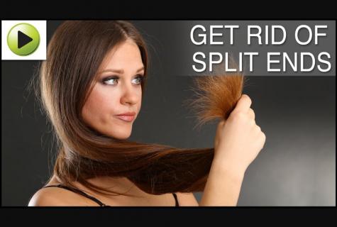 How to get rid of split ends - three approaches