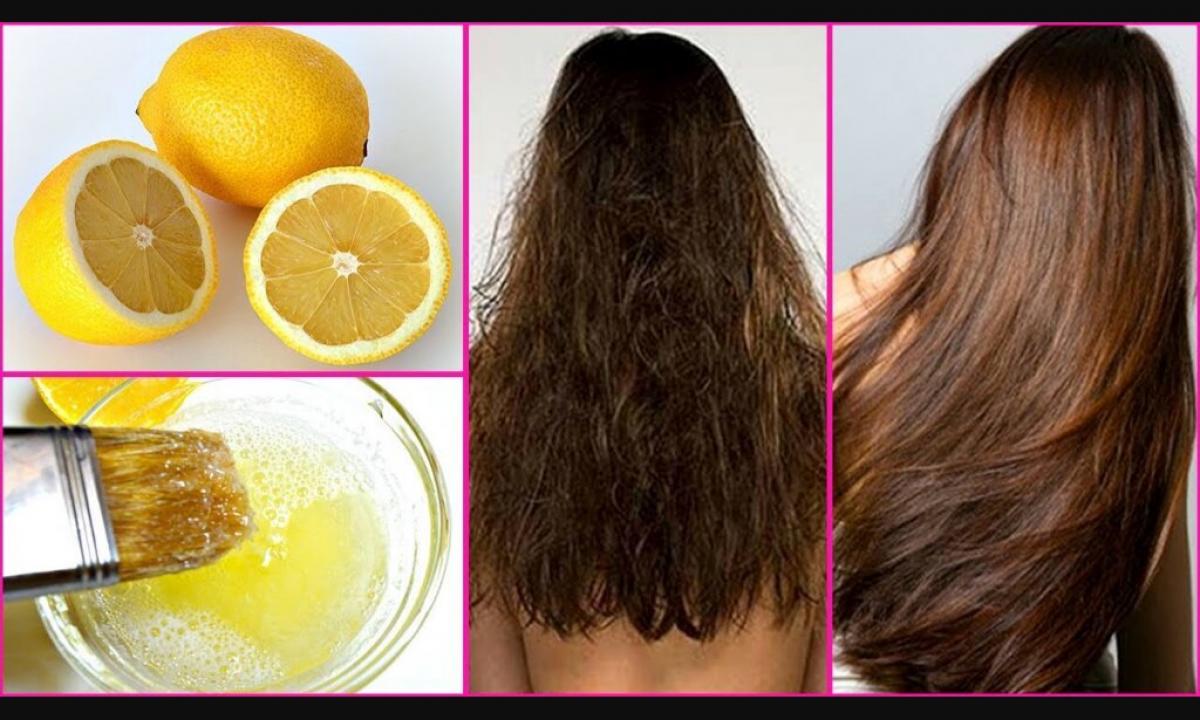 How to make mask for hair of lemon juice