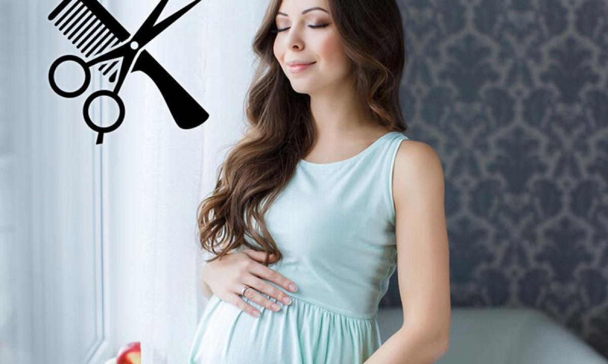 How to have hair cut the pregnant woman