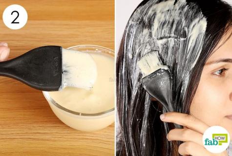 How to prepare house mask for the fragile and splitting hair