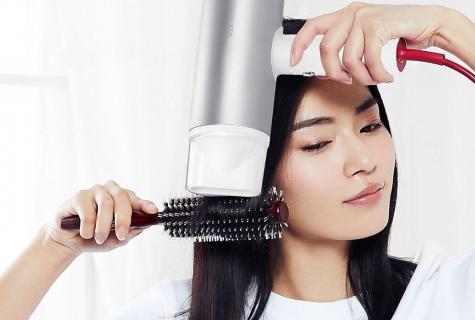 The hair dryer with air ionization function