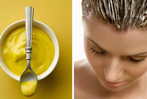 The mustard mask accelerating growth of hair