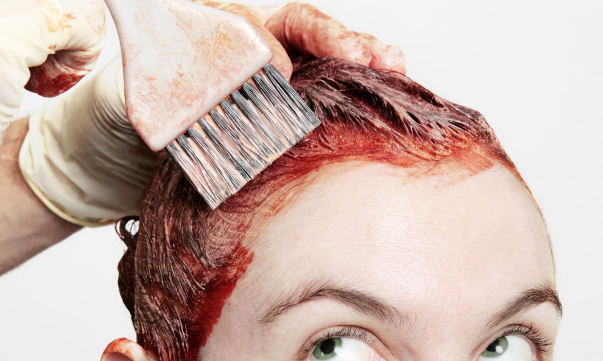 How to wipe hair-dye from skin