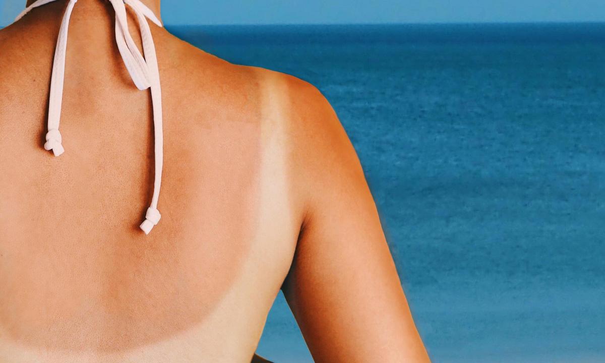 How to make that suntan did not grow bare
