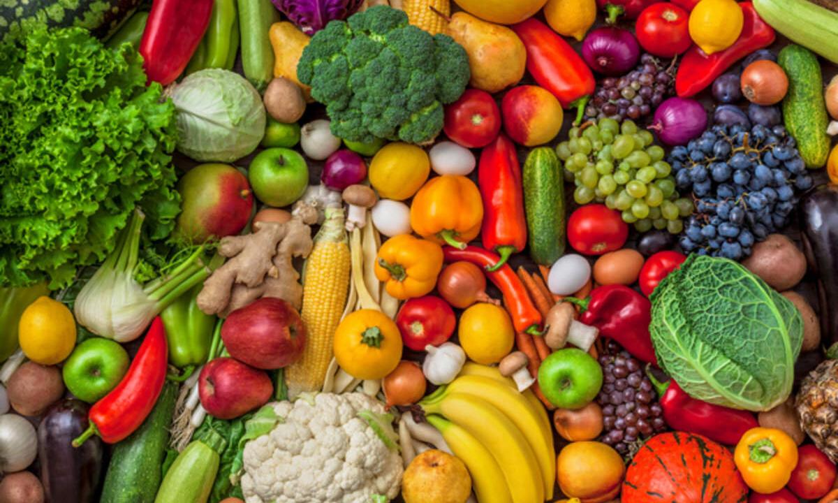 Vegetables and fruit for skin nourishment