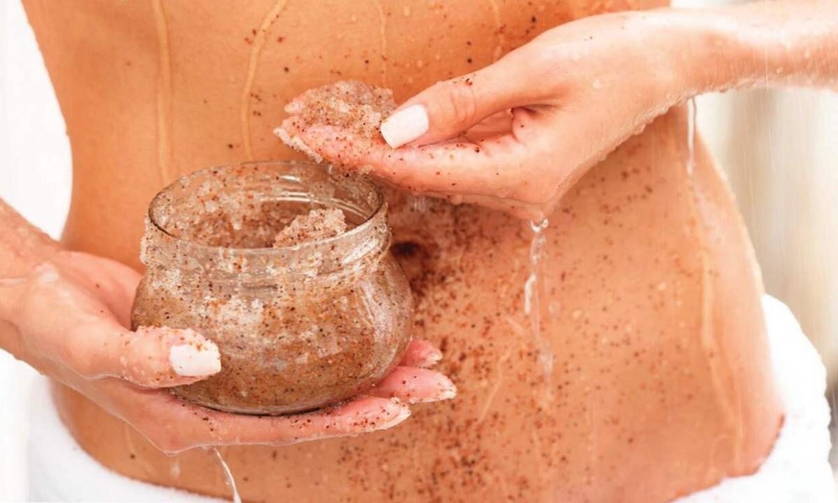 Body scrubs in house conditions