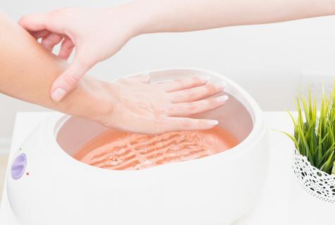 Paraffin mask for appearance your hands