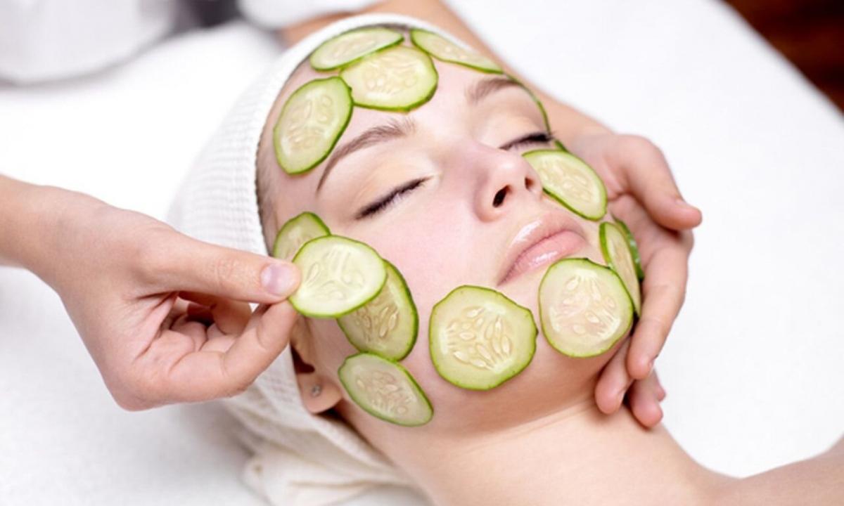 Than the cucumber is useful to face skin