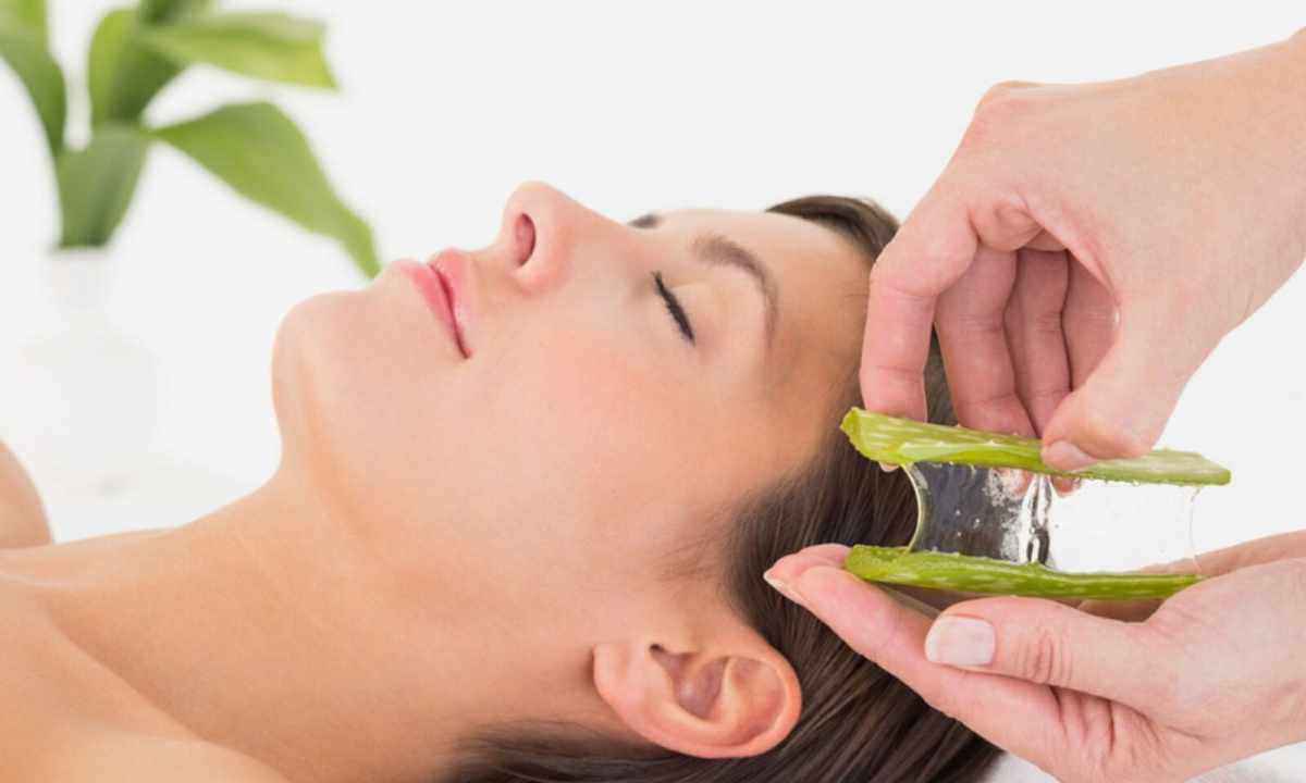 How to look after face skin by means of aloe