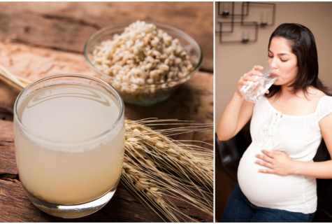 Barley at pregnancy: disposal methods