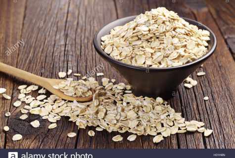 How to look after the person by means of oat flakes