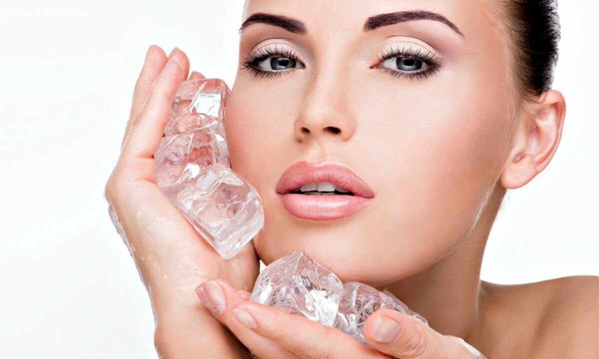 How to make cosmetic ice for face skin care