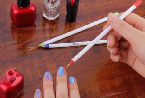 How to draw gel pens on nails