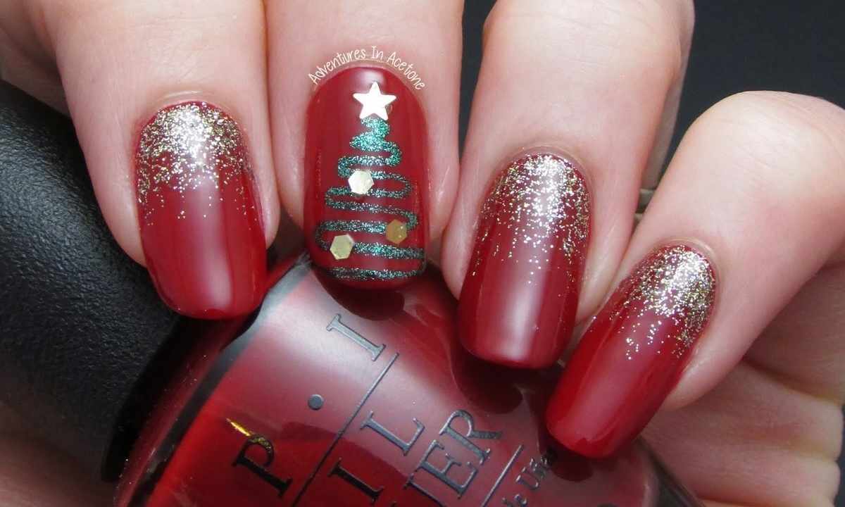 Some ideas of New Year's manicure