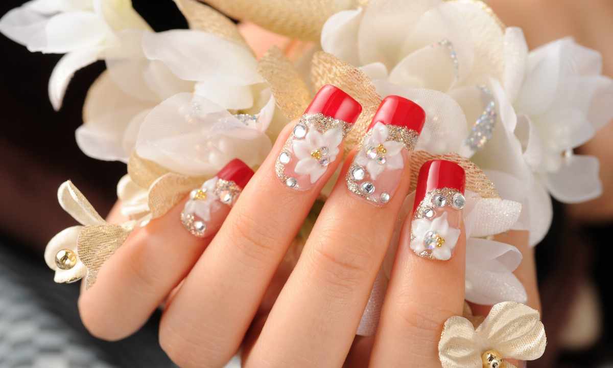 How to decorate wedding nails