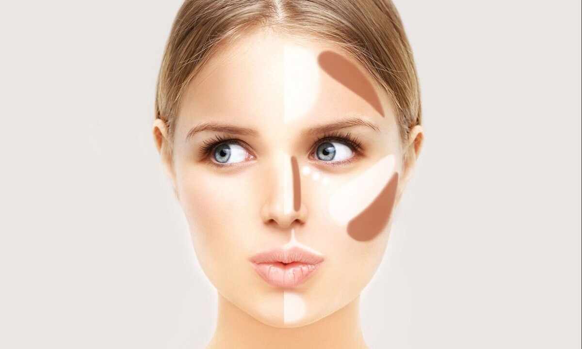 How to put tone on face