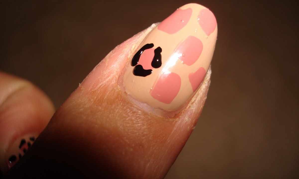 How to draw the picture on nails