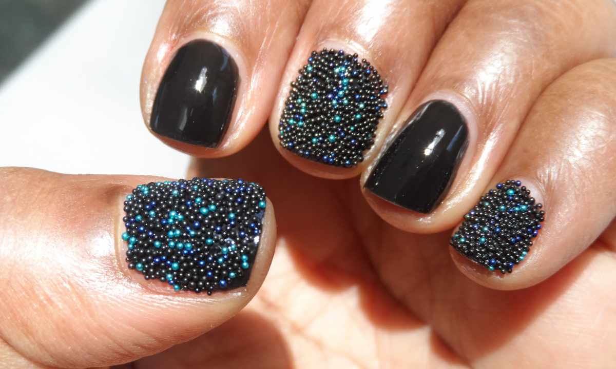 How to make caviar manicure in house conditions