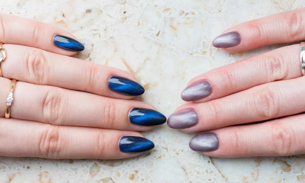How to make manicure ""Cat's eye"" in house conditions