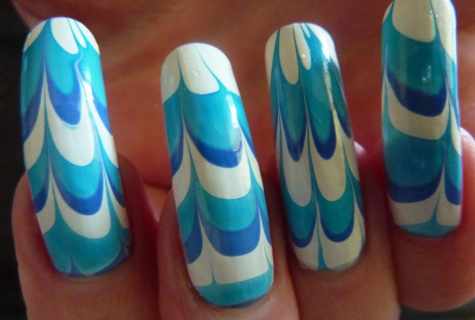 How to do water manicure