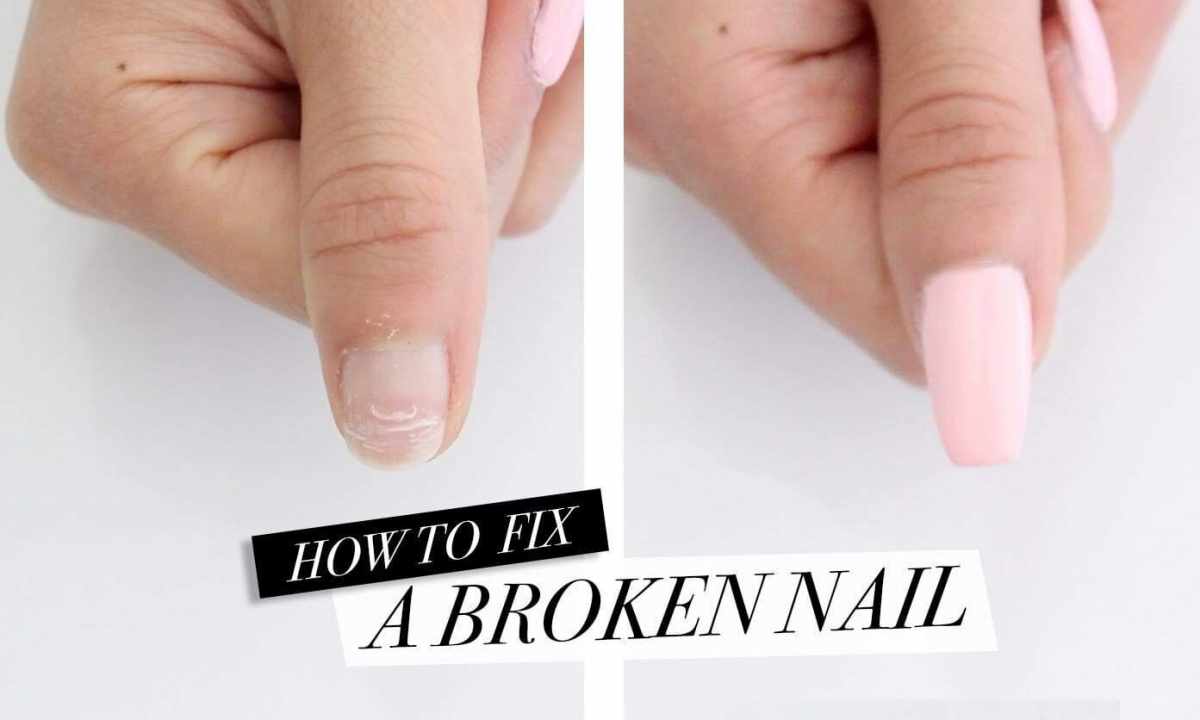 What to do if the nail has broken