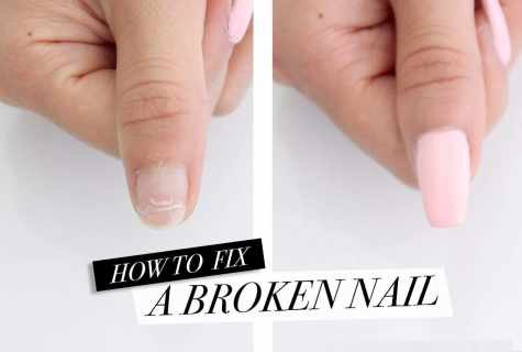 What to do if the nail has broken