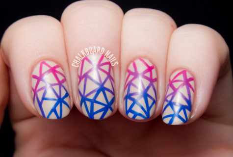 How to do patterns on nails by needle
