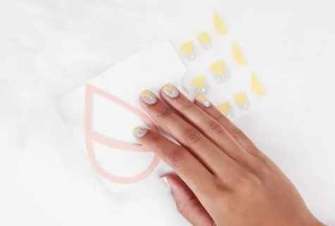How to use stickers on nails