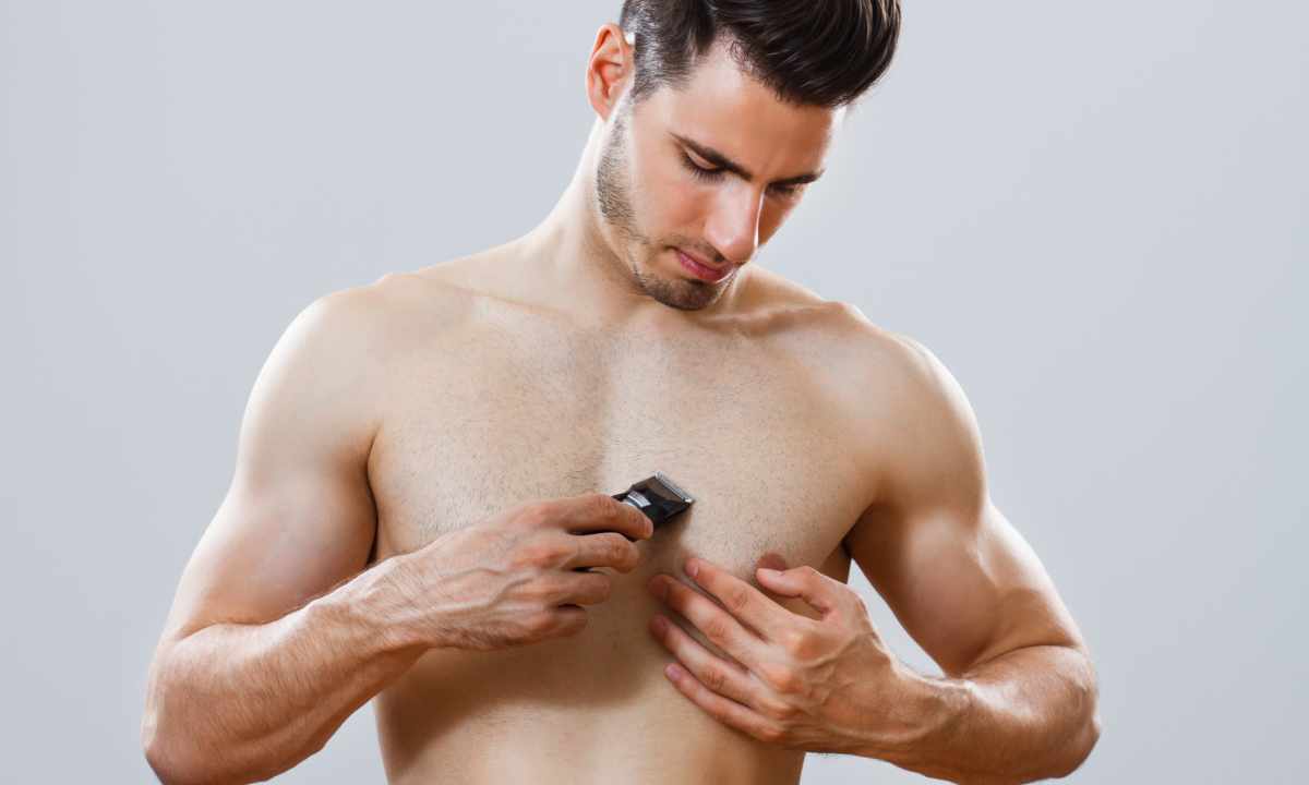 How to get rid of breast hair at men