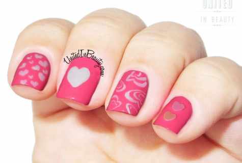 How to draw hearts in manicure