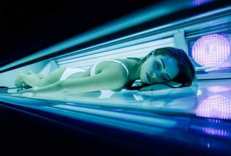 Rules of visit of sunbed