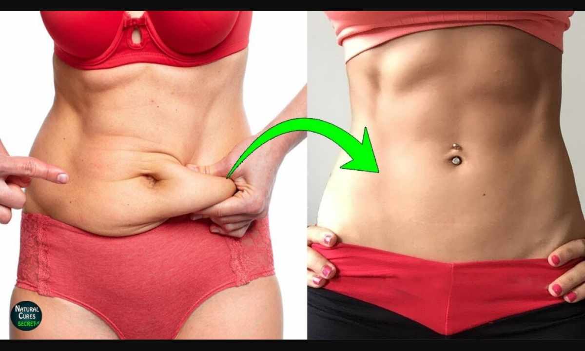 How to remove strip on stomach
