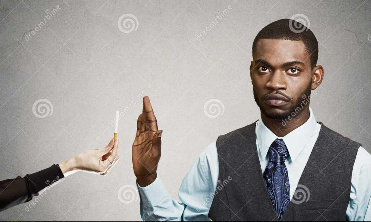 How to convince the guy to leave off smoking