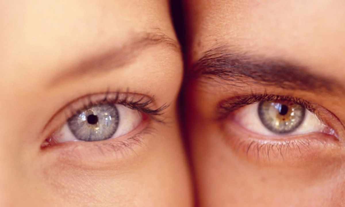 Female weakness man's eyes