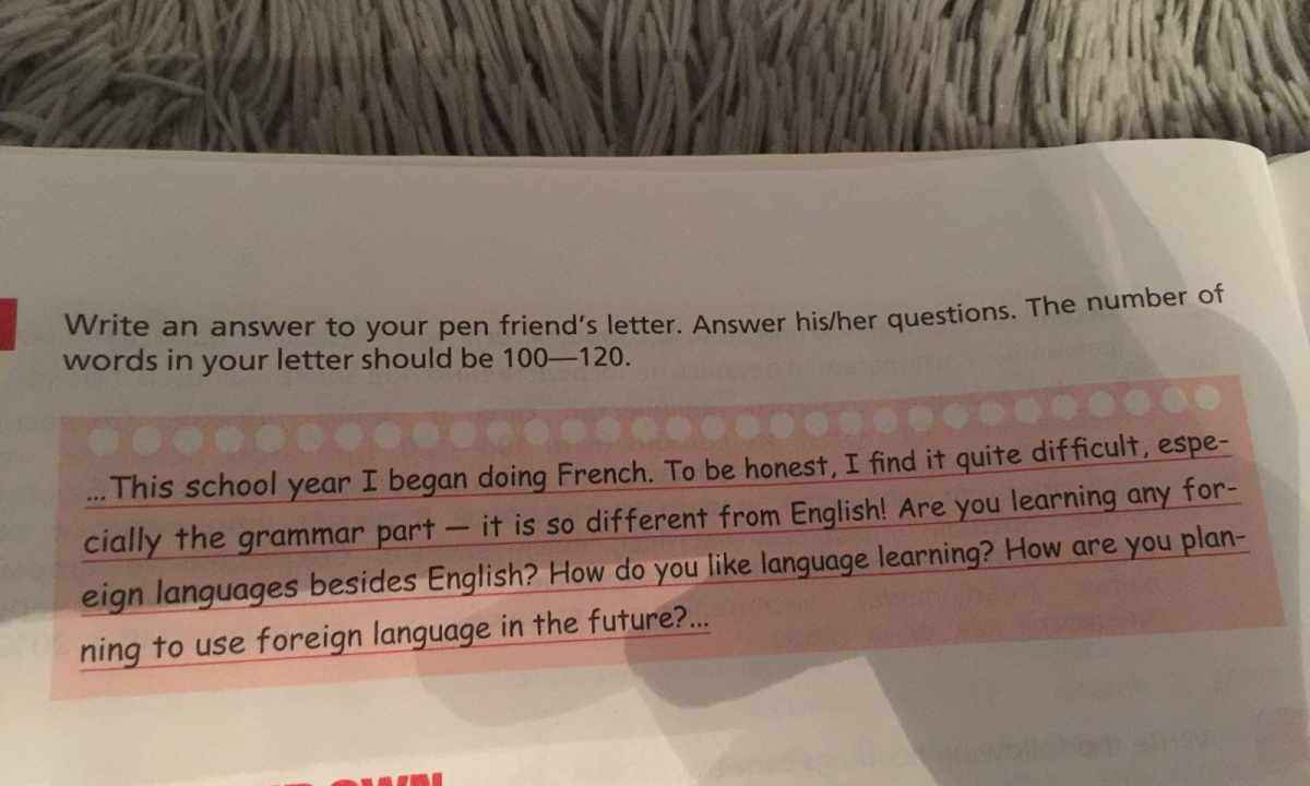 How to begin the letter to the friend
