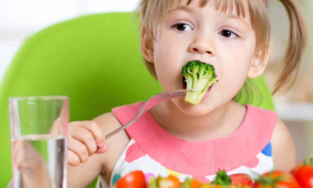 Healthy food for the child