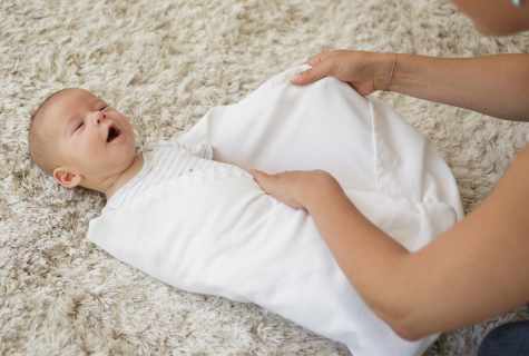 How to swaddle the child: easy way