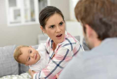Difficulties in relationship of spouses after the child's birth