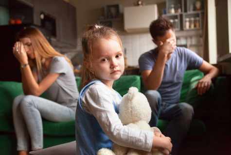 Children's psychology. Children and divorce