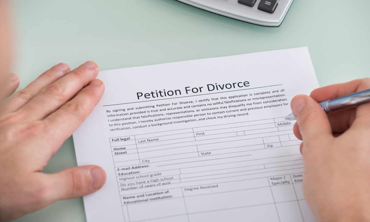 How to file the application for a divorce