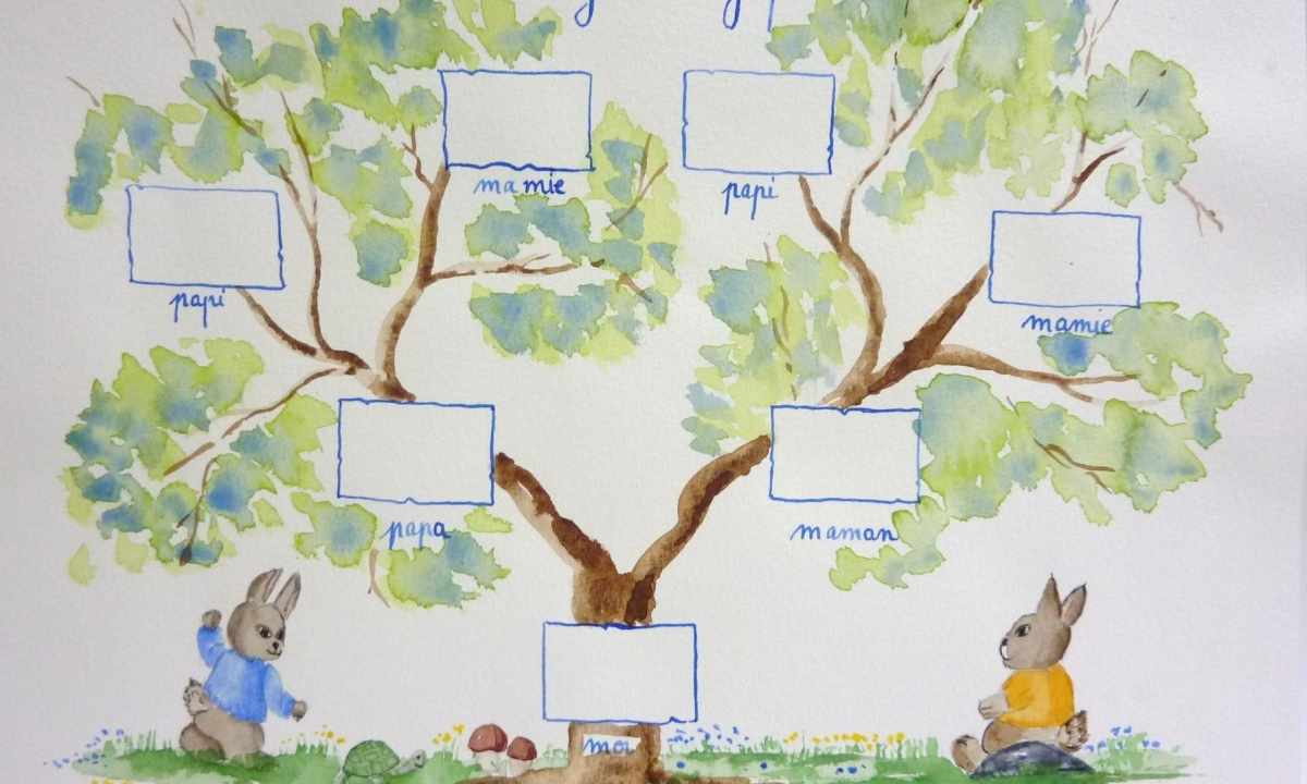 How to draw a family tree