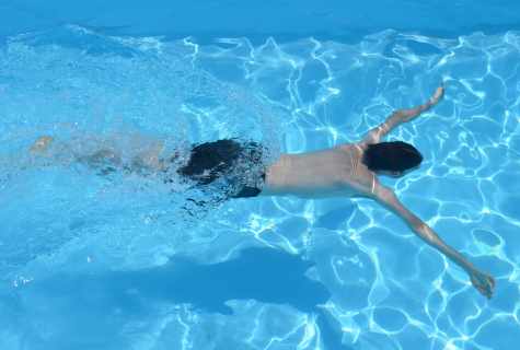 How to swim in the pool to grow thin