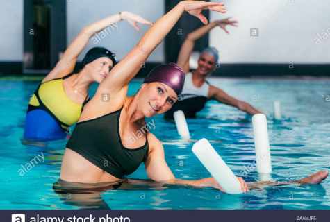 Water aerobics: features of trainings and efficiency