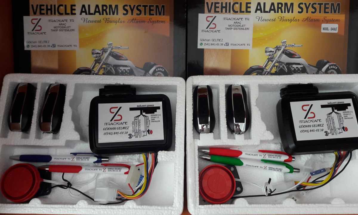 The alarm system for the bicycle