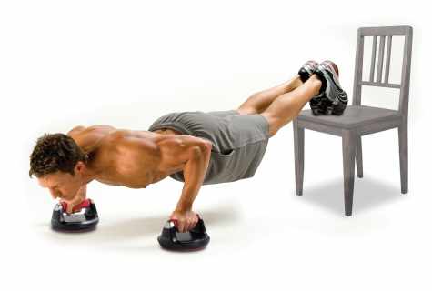 What muscles work at push-ups