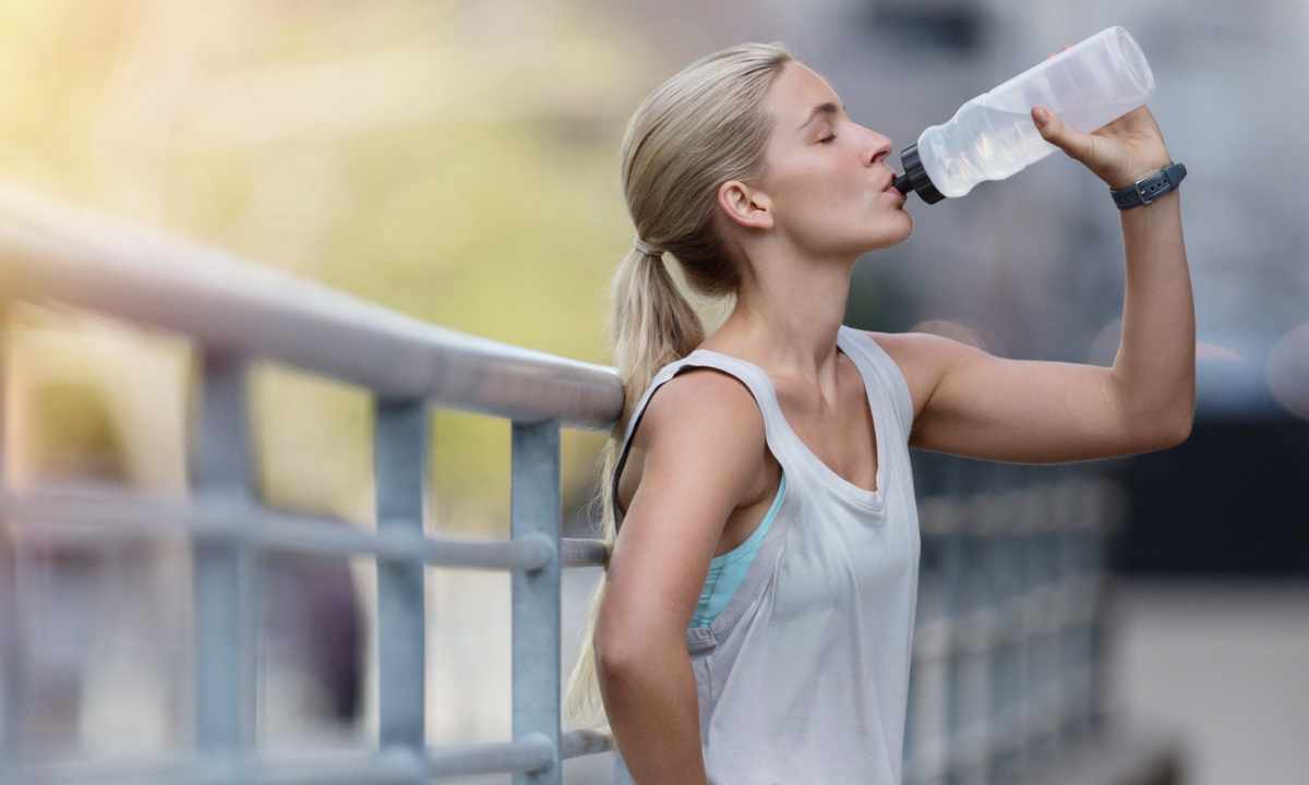 How to drink during the trainings
