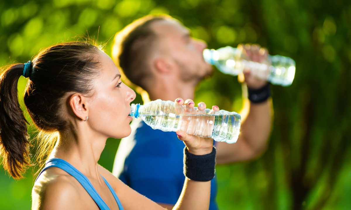 As it is necessary to drink water during the training
